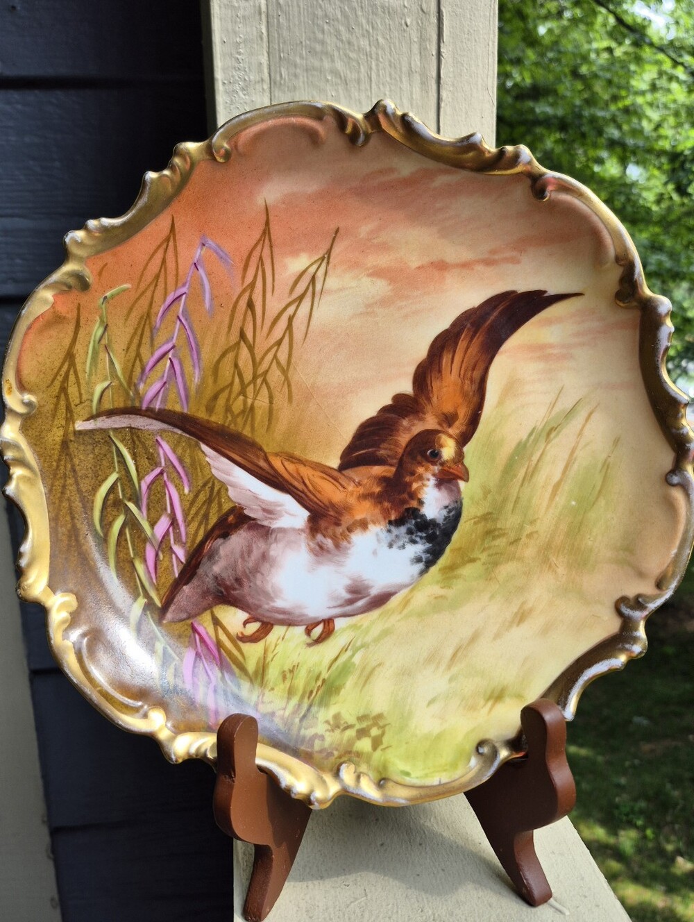 Antique Limoges Coroney 10" Plate